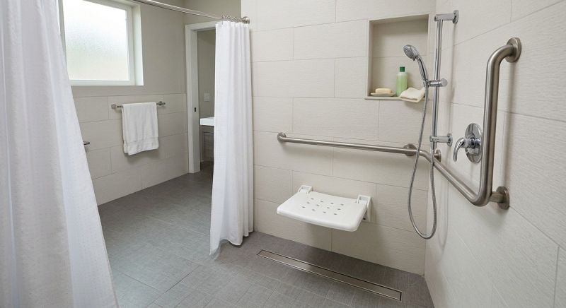 Accessible Shower Construction in Manchester, NH